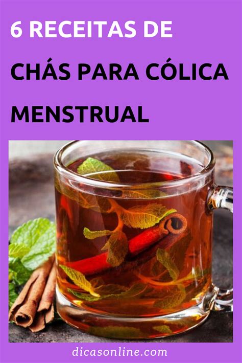 chá para cólica menstrual - cubiertas para cocina